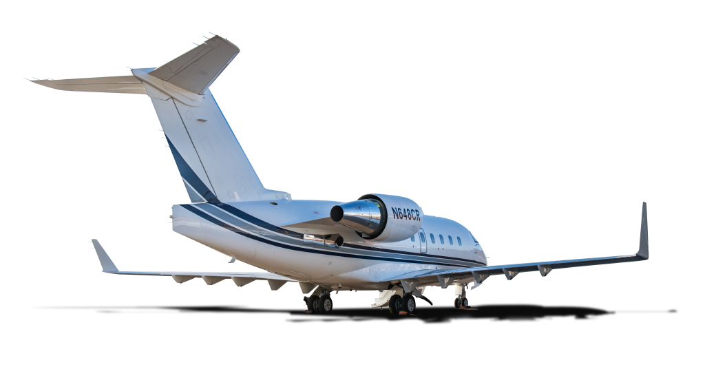 Exterior rear of Challenger 604 - N648CR - Cirrus Aviation